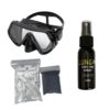full face diving mask with snorkel