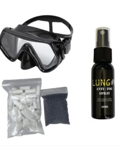 full face diving mask with snorkel