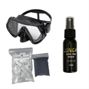 full face diving mask with snorkel